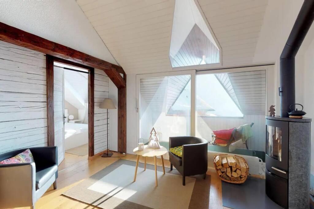 Charmant Et Lumineux Appartement Duplex A Charmey Exteriér fotografie